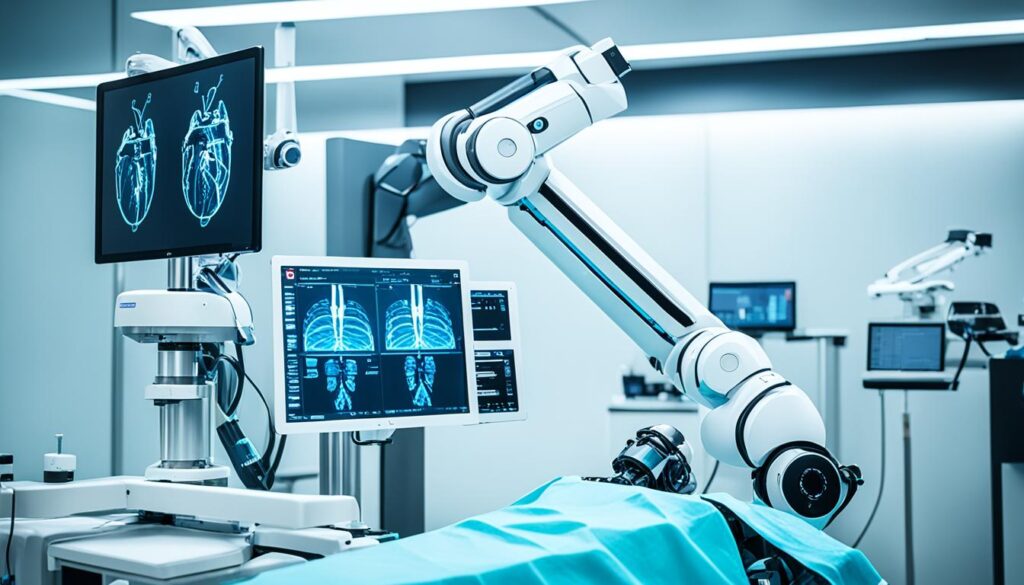 Robotics in healthcare with AI